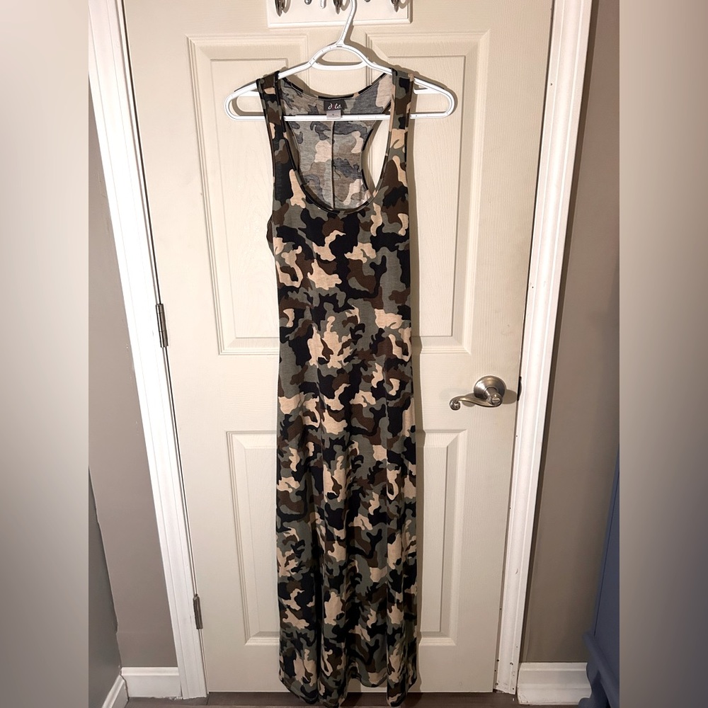 Dots-Camo Sundress-Size Medium